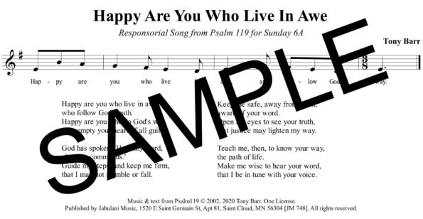 6A Ps 119 Happy Are You Who Live In Awe Sample Assembly scaled