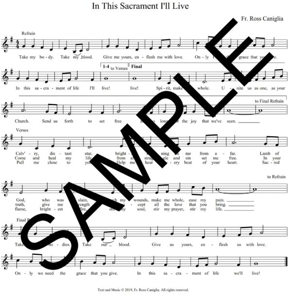 In This Sacrament Ill Live Sample Assembly scaled