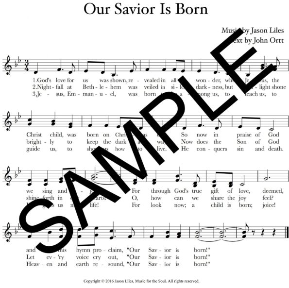 Our Savior is Born Sample Assembly scaled