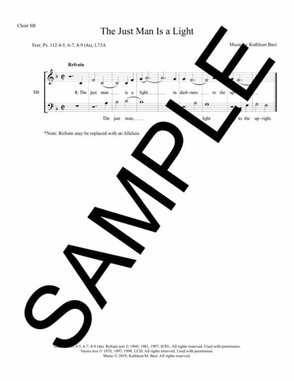 Ps. 112 The just man SLM Sample choir refrain scaled