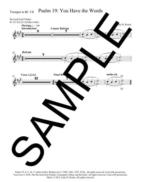 Psalm 19 You Have the Words ROSEN Sample Musicians Parts 8 scaled