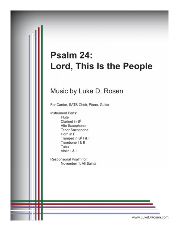 Psalm 24 Lord This Is the People ROSEN Sample Complete PDF scaled