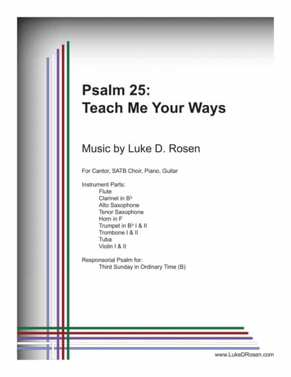 Psalm 25 Teach Me Your Ways ROSEN Sample Complete PDF scaled