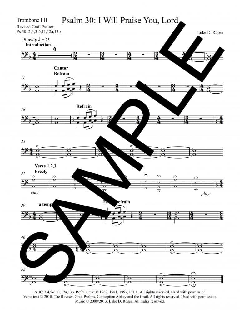 Psalm 30 I Will Praise You Lord ROSEN Sample Complete PDF_9