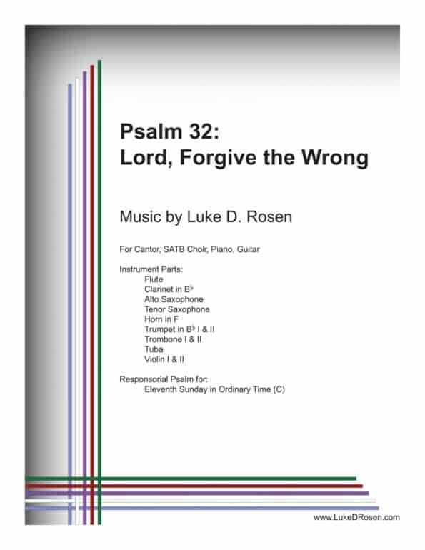 Psalm 32 Lord Forgive the Wrong ROSEN Sample Complete PDF scaled