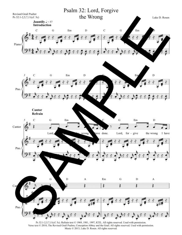 Psalm 32 Lord Forgive the Wrong ROSEN Sample Complete PDF 1 scaled
