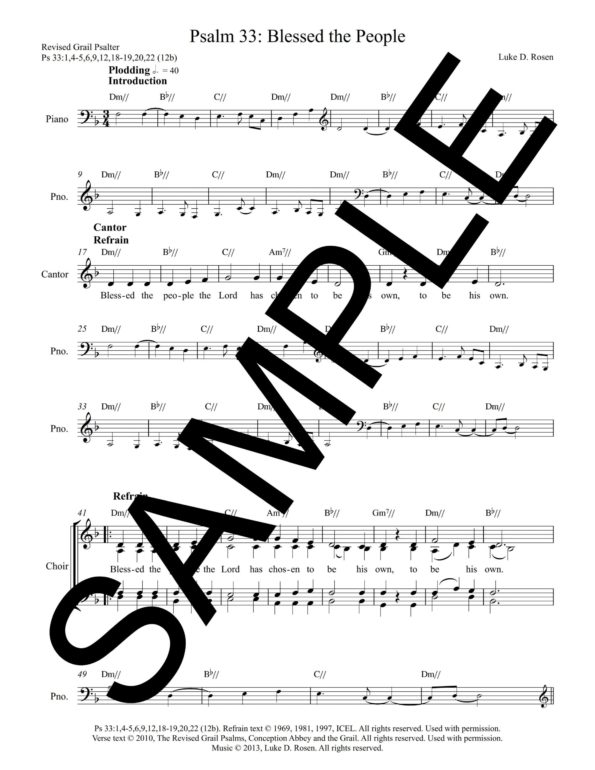 Psalm 33 Blessed the People ROSEN Sample Complete PDF 2 scaled