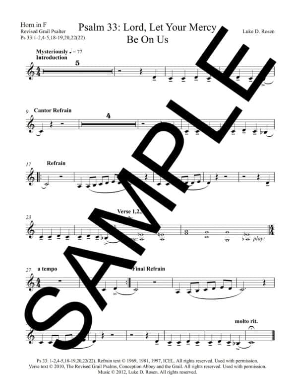 Psalm 33 Lord Let Your Mercy Be On Us ROSEN Sample Complete PDF 7 scaled
