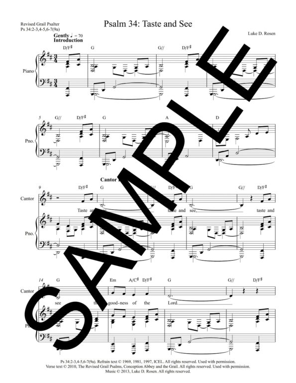 Psalm 34 Taste and See ROSEN Sample Complete PDF 1 scaled