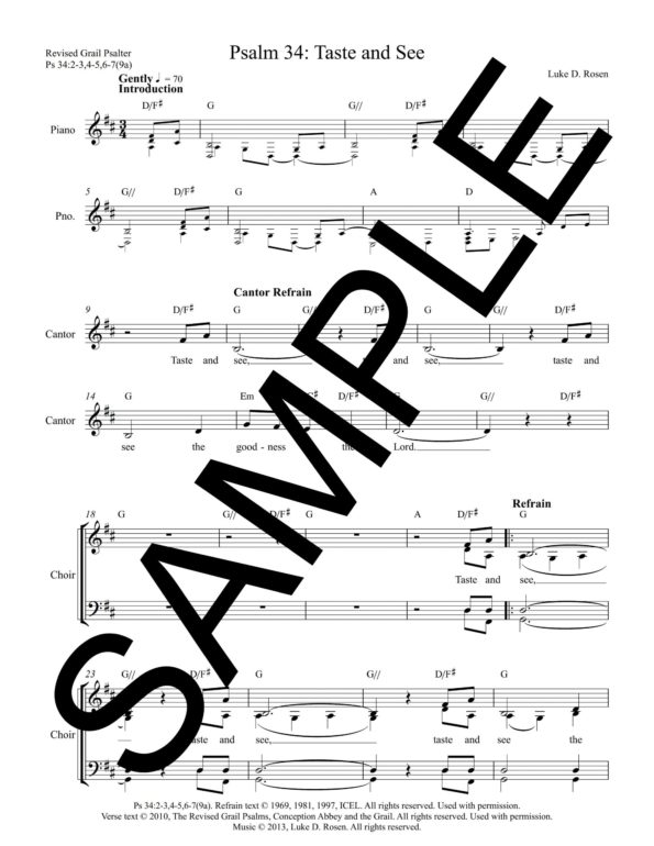 Psalm 34 Taste and See ROSEN Sample Complete PDF 2 scaled