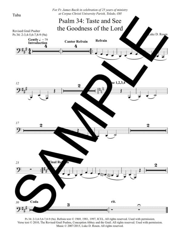 Psalm 34 Taste and See the Goodness of the Lord ROSEN Sample Complete PDF 10 scaled