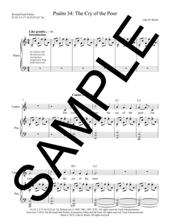 Psalm 34 The Cry of the Poor ROSEN Sample Complete PDF 1 scaled