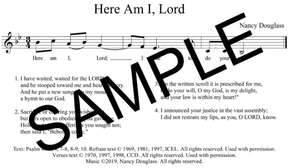 Psalm 40 Here Am I Lord Douglass Sample Assembly scaled