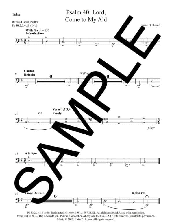 Psalm 40 Lord Come to My Aid ROSEN Sample Complete PDF 10 scaled