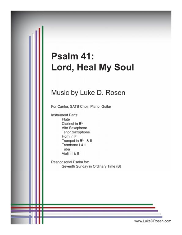 Psalm 41 Lord Heal My Soul ROSEN Sample Complete PDF scaled