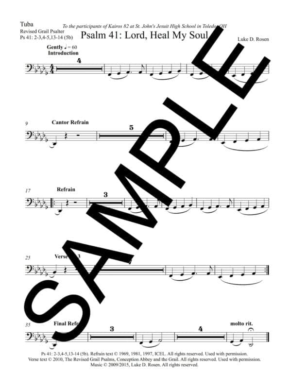 Psalm 41 Lord Heal My Soul ROSEN Sample Complete PDF 10 scaled