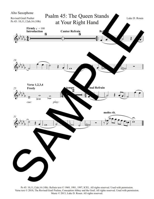 Psalm 45 The Queen Stands at Your Right Hand ROSEN Sample Complete PDF 5 scaled
