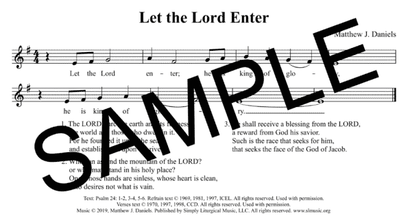 Psalm 24 Let the Lord Enter Daniels Sample Assembly 1 png