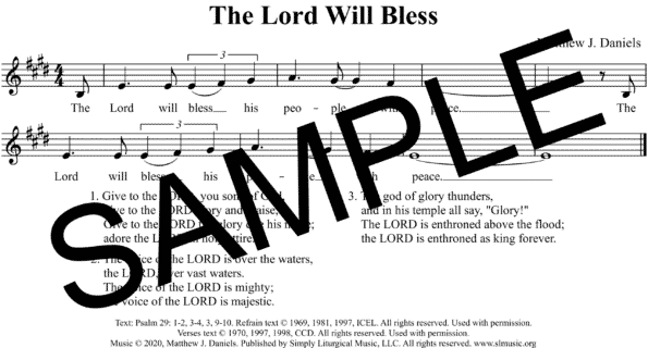 Psalm 29 The Lord Will Bless Daniels Sample Assembly 1 png