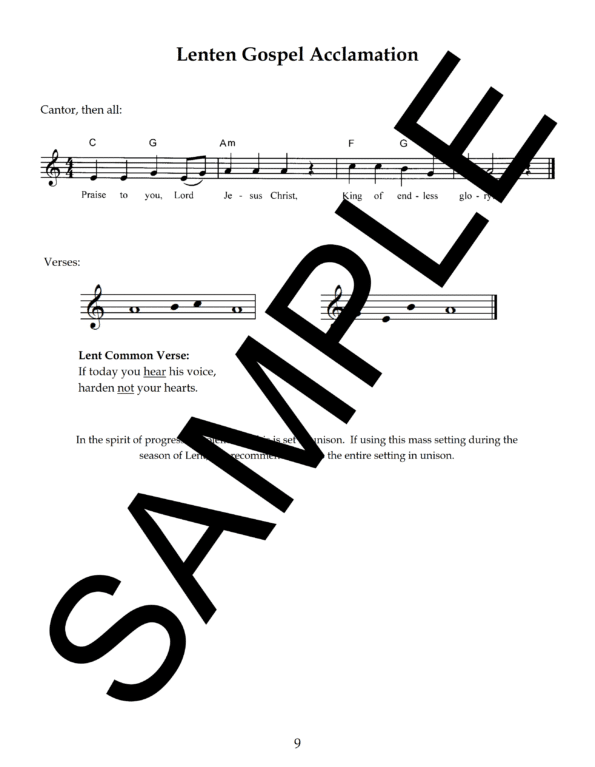 Mass of St. Katherine of Siena Sample Choral Lead Sheet 5 png