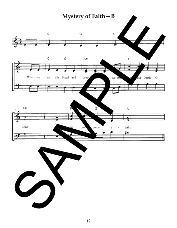 Mass of St. Katherine of Siena Sample Choral Lead Sheet 8 png