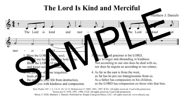Psalm 103 The Lord Is Kind and Merciful Daniels Sample Assembly 1 png
