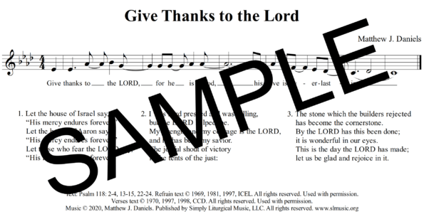 Psalm 118 Give Thanks to the Lord Daniels Sample Assembly 1 png