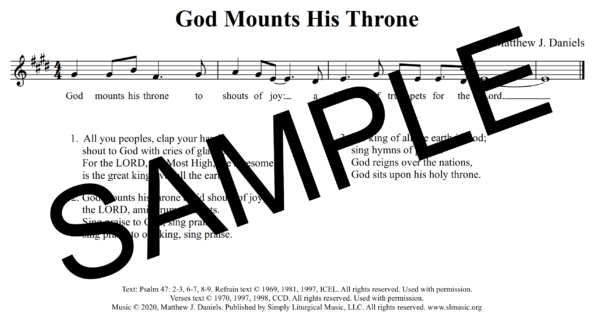 Psalm 47 God Mounts His Throne Daniels Sample Assembly 1 png