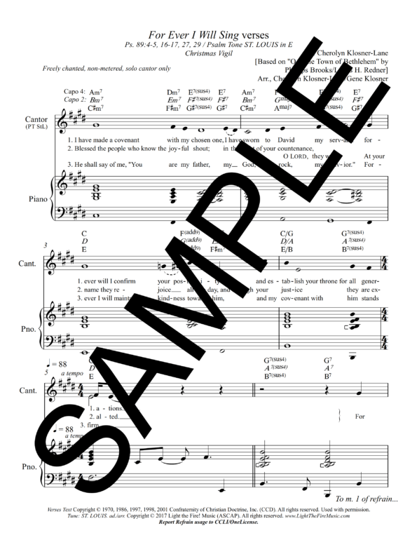Psalm 89 For Ever I Will Sing Christmas Vigil Klosner Sample CompletePDF 6 png