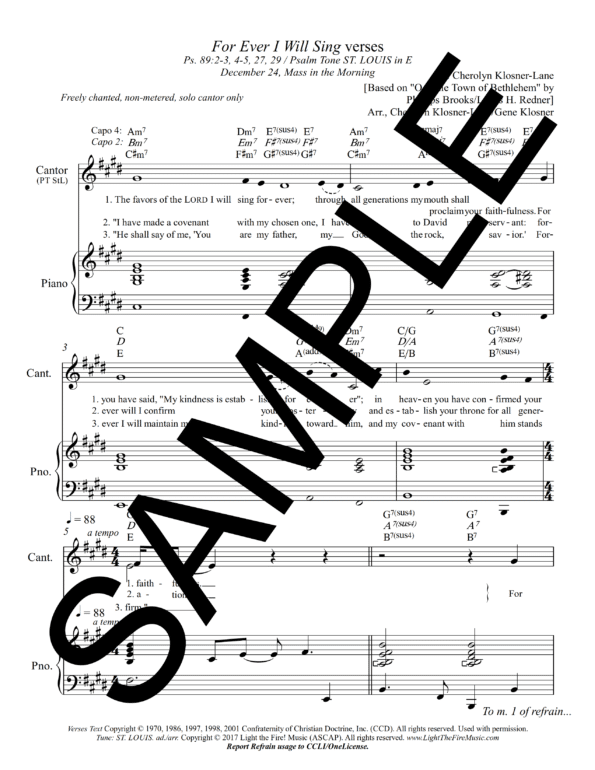 Psalm 89 For Ever I Will Sing Christmas Vigil Klosner Sample CompletePDF 7 png