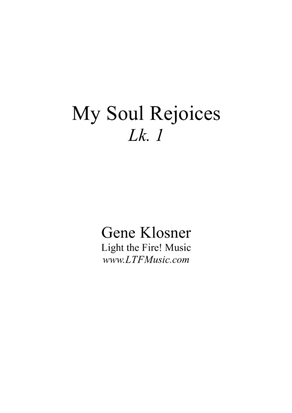 Luke 1 My Soul Rejoices Klosner Complete PDF 1 png