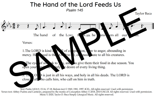 Psalm 145 The Hand of the Lord Feeds Us Bacca Sample Assembly 1 png