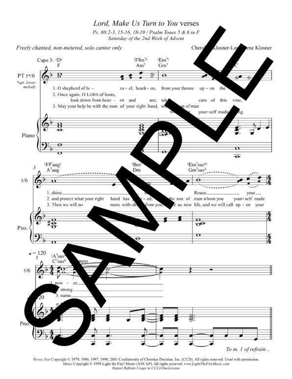 Psalm 80 Lord Make Us Turn to You Klosner Sample Complete PDF 7 png