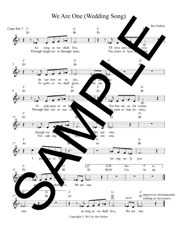 We Are One Nailon Sample Lead Sheet 1 png