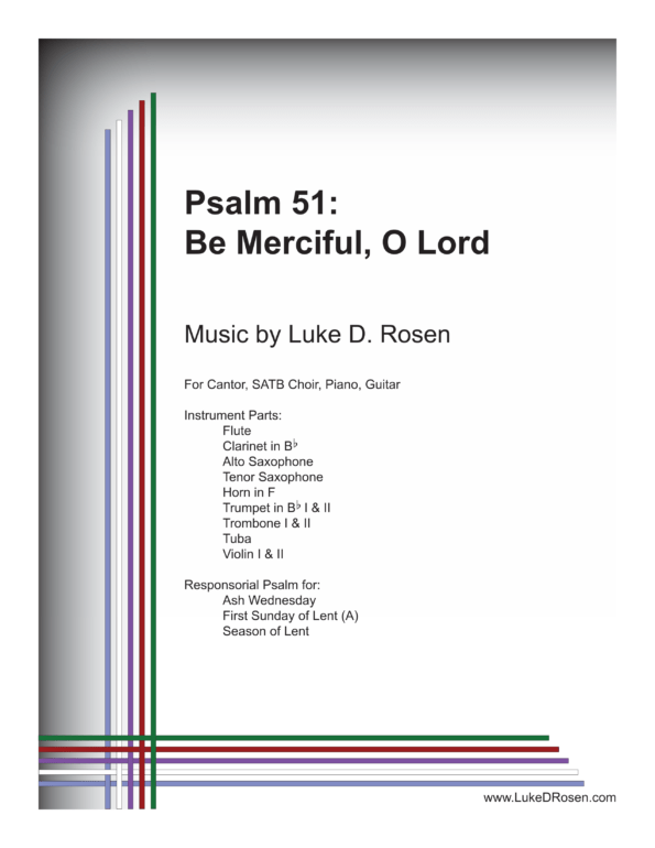 Psalm 51 Be Merciful O Lord Rosen Sample Complete PDF 1 png