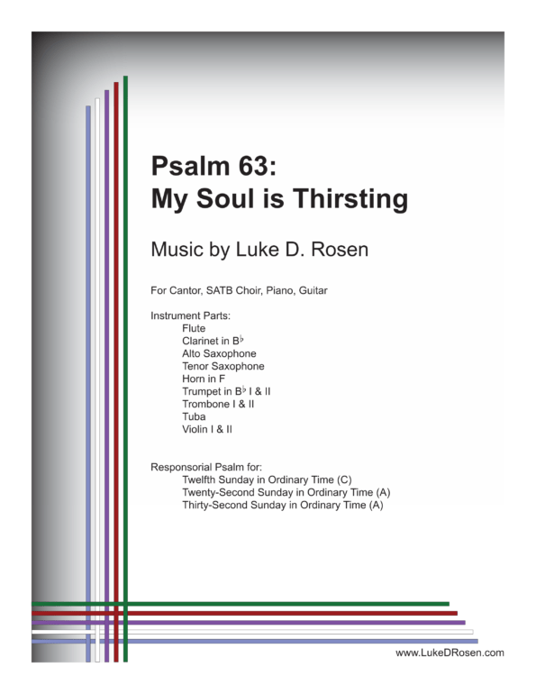 Psalm 63 My Soul is Thirsting Rosen Sample Complete PDF 1 png