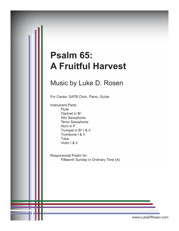 Psalm 65 A Fruitful Harvest Rosen Sample Complete PDF 1 png