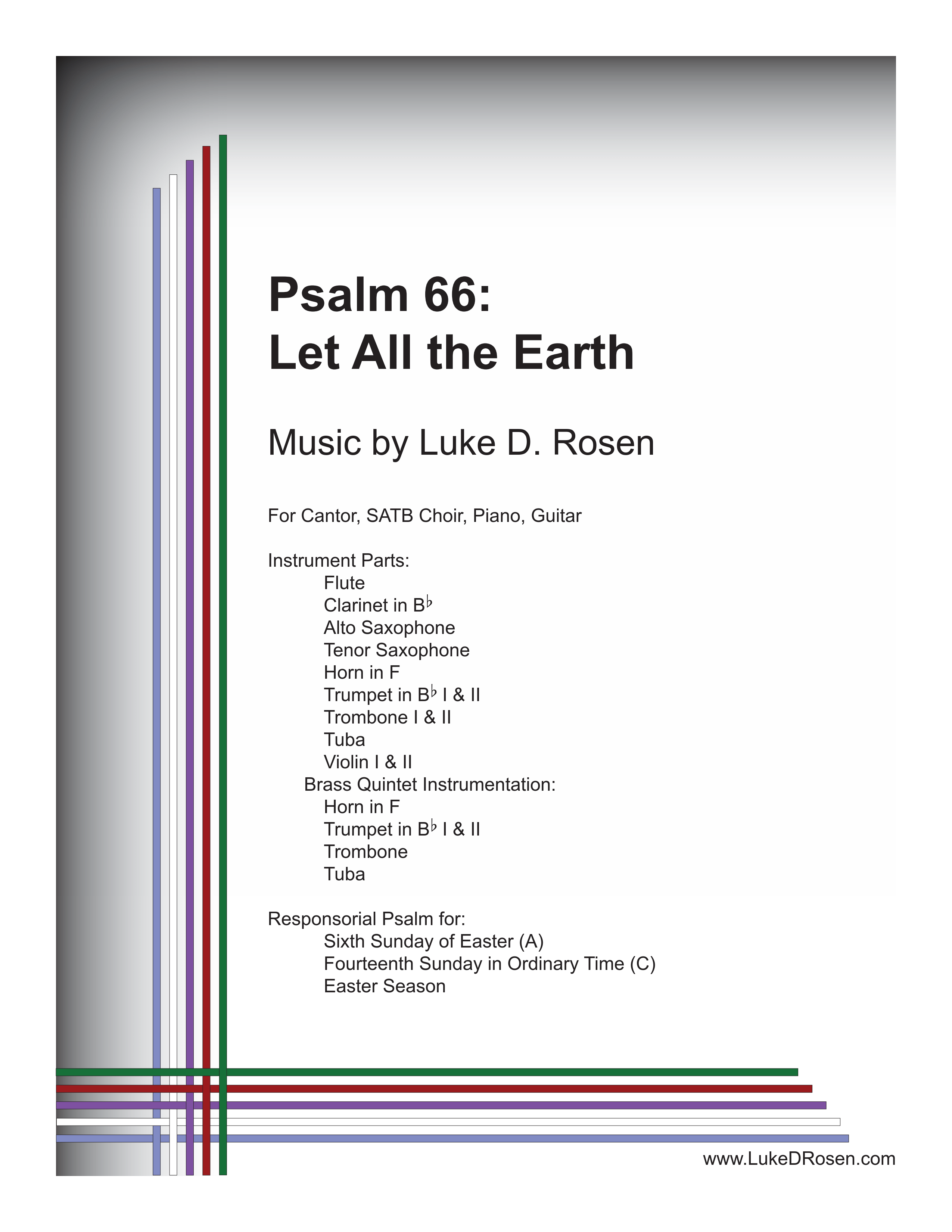 Psalm 66 – Let All the Earth (Rosen)