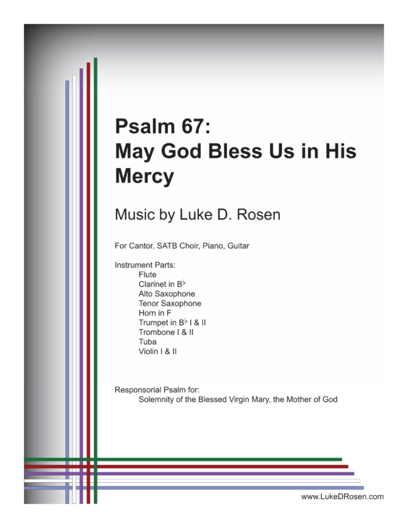Psalm 67 May God Bless Us in His Mercy Rosen Sample Complete PDF 1 png