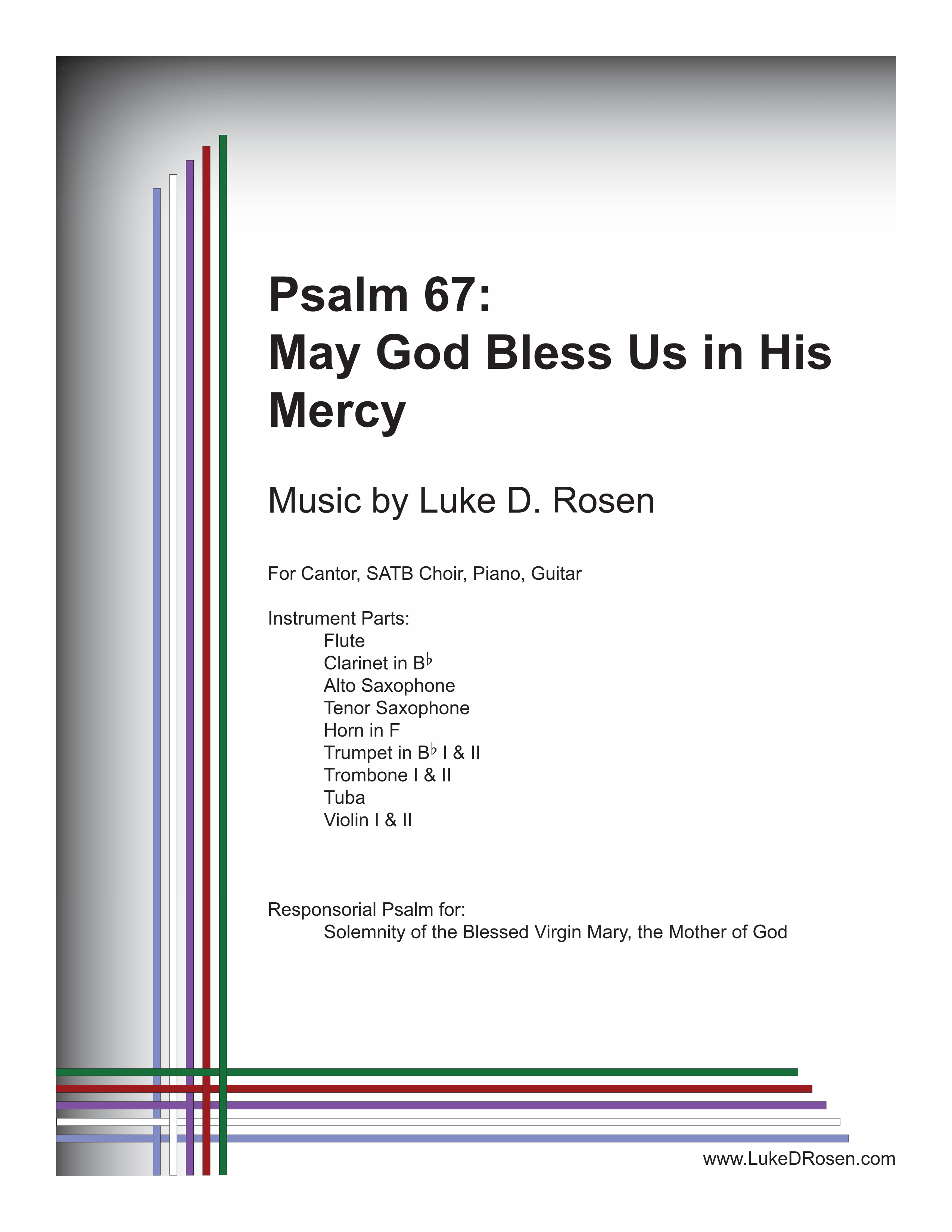 Psalm 67 – May God Bless Us in His Mercy (Rosen)