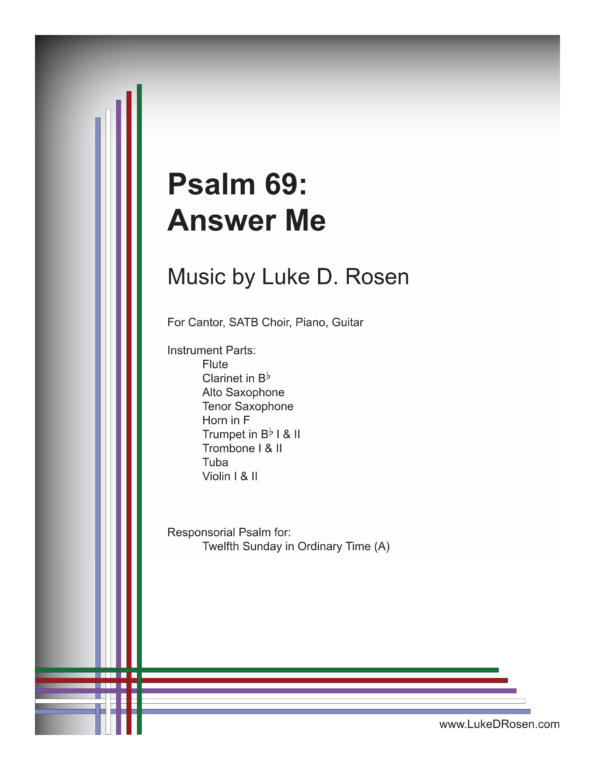 Psalm 69 Answer Me Rosen Sample Complete PDF 1 png