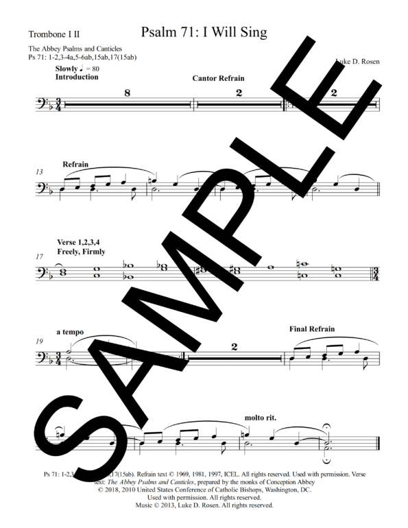 Psalm 71 I Will Sing Rosen Sample Complete PDF 10 png