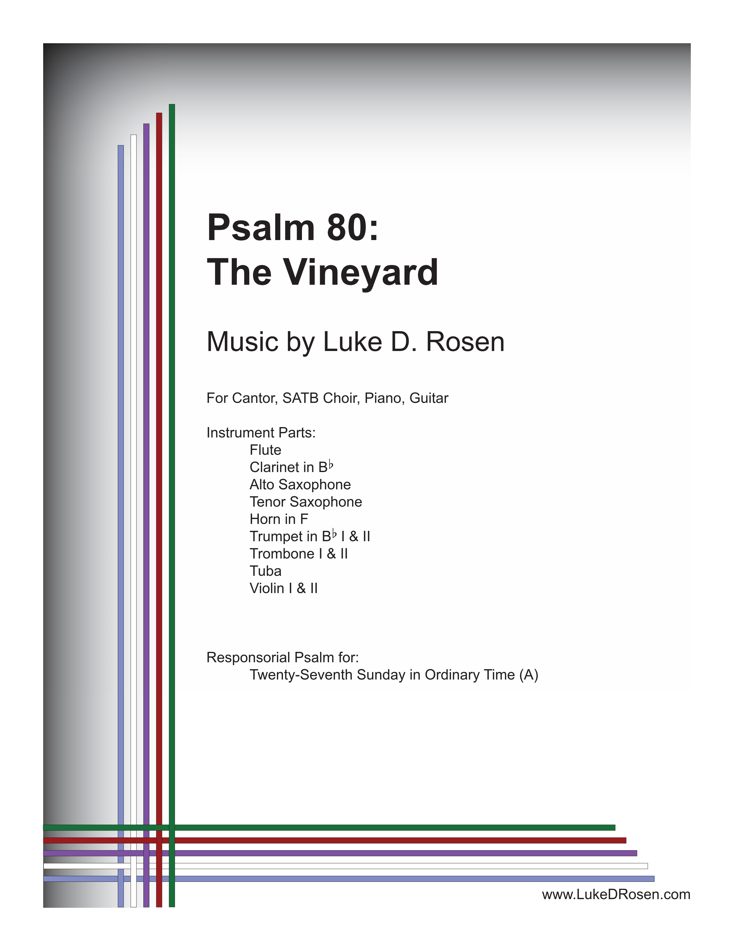 Psalm 80 – The Vineyard (Rosen)