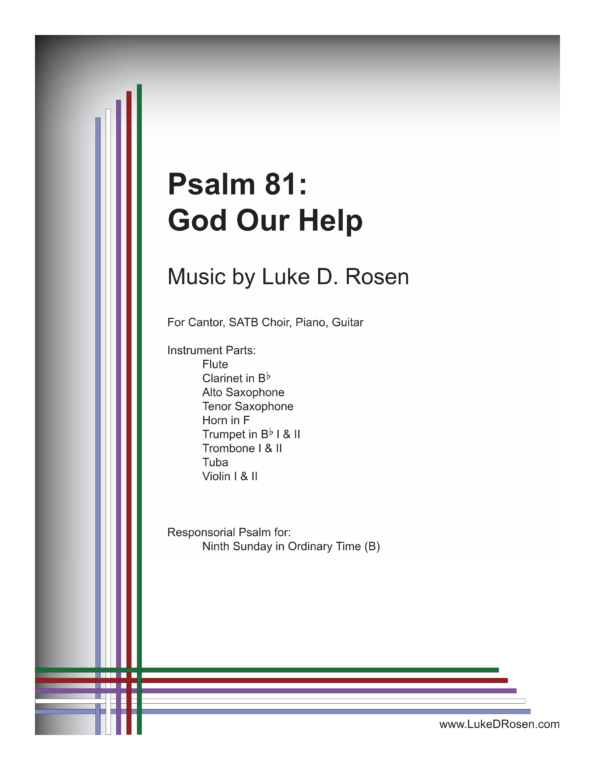 Psalm 81 God Our Help Rosen Sample Complete PDF 1 png