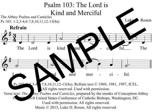 Psalm 103 The Lord is Kind and Merciful Rosen Sample Assembly 1 png