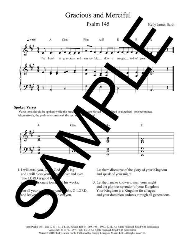 Psalm 145 Gracious and Merciful Barth Sample Sheet Music 1 png scaled