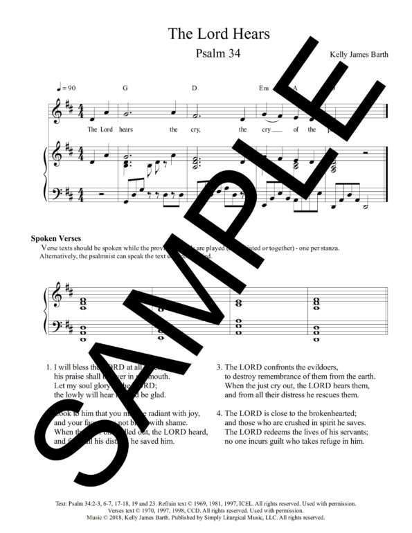 Psalm 34 The Lord Hears Barth Sample Sheet Music 1 png scaled