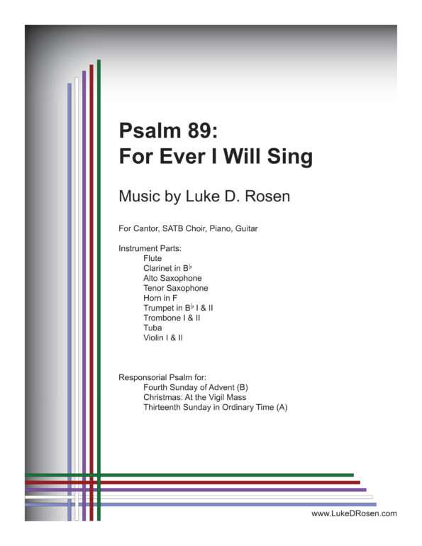 Psalm 89 For Ever I Will Sing Rosen Sample Complete PDF 1 png scaled