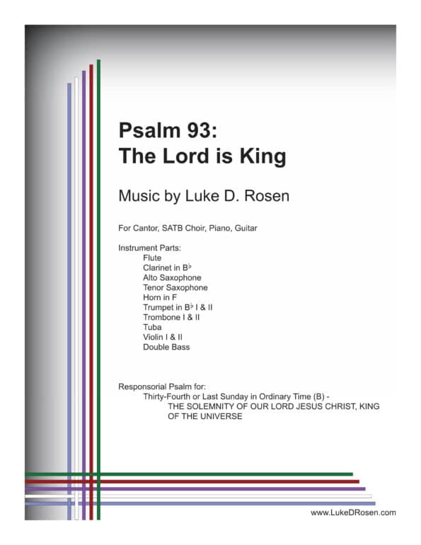 Psalm 93 The Lord is King Rosen Sample Complete PDF 1 png scaled