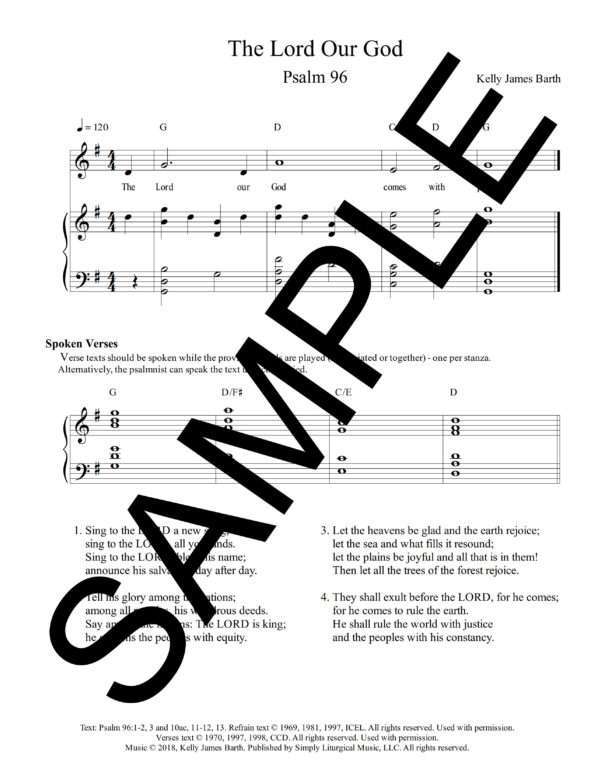 Psalm 96 The Lord Our God Barth Sample Sheet Music 1 png scaled